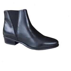 NEW ERIC MICHAEL women's westy boots in black leather